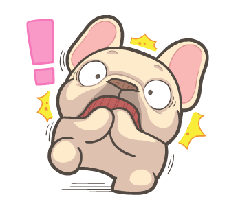 French Bulldog PIGU Animated Stickers 42 รูปที่ 8