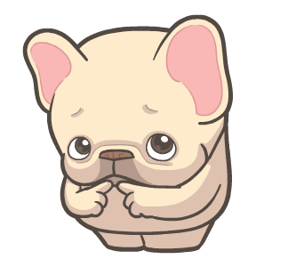 French Bulldog PIGU Animated Stickers 42 รูปที่ 9