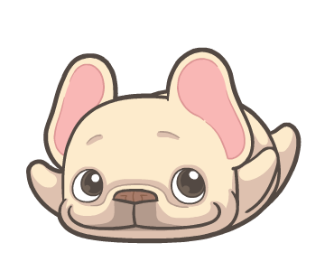 French Bulldog PIGU Animated Stickers 42 รูปที่ 18