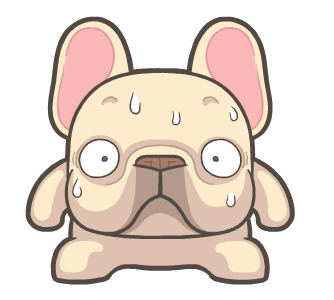 French Bulldog PIGU Animated Stickers 42 รูปที่ 24