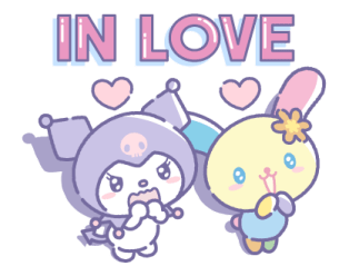 Sanrio characters สติกเกอร์แฟนด้อม! รูปที่ 1