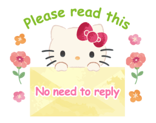 Hello Kitty ข้อความยาวสุภาพ♪ รูปที่ 27