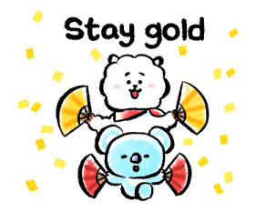 BT21♪ สติกเกอร์สวัสดีปีใหม่ 2569 รูปที่ 5