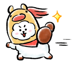BT21♪ สติกเกอร์สวัสดีปีใหม่ 2569 รูปที่ 12