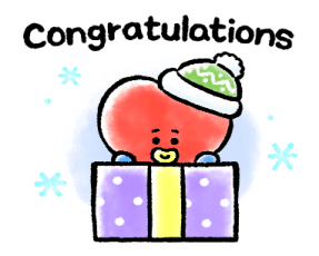 BT21♪ สติกเกอร์สวัสดีปีใหม่ 2569 รูปที่ 22