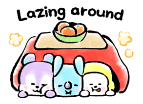 BT21♪ สติกเกอร์สวัสดีปีใหม่ 2569 รูปที่ 35