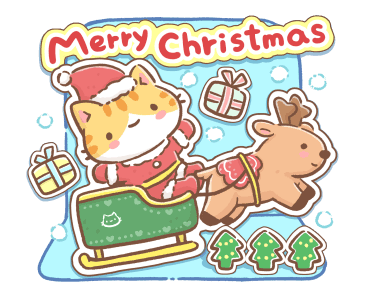 Min Min Cat - Holiday Card รูปที่ 24