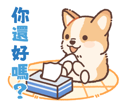 Pop up! Corgi Contact Stickers (Winter) รูปที่ 18