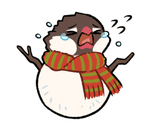 BIRD ERA Christmas Stickers รูปที่ 20