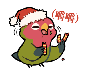 BIRD ERA Christmas Stickers รูปที่ 28