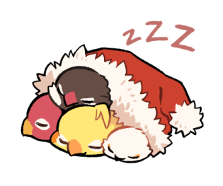 BIRD ERA Christmas Stickers รูปที่ 29