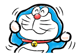 Doraemon Relaxing Winter Stickers รูปที่ 19