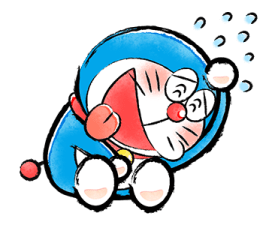 Doraemon Relaxing Winter Stickers รูปที่ 33