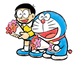 Doraemon Relaxing Winter Stickers รูปที่ 35