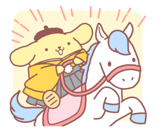Pompompurin New Year's Stickers 2026 รูปที่ 3