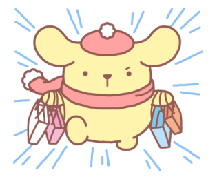 Pompompurin New Year's Stickers 2026 รูปที่ 34
