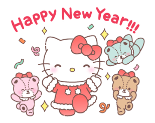 Hello Kitty New Year's 2026 Stickers รูปที่ 3