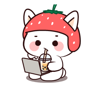 Kucing Stroberi : Animated Stickers รูปที่ 3