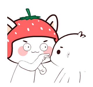 Kucing Stroberi : Animated Stickers รูปที่ 10