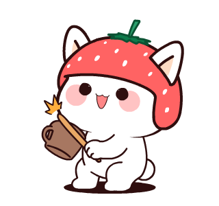 Kucing Stroberi : Animated Stickers รูปที่ 11