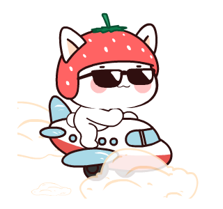 Kucing Stroberi : Animated Stickers รูปที่ 12