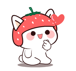 Kucing Stroberi : Animated Stickers รูปที่ 17