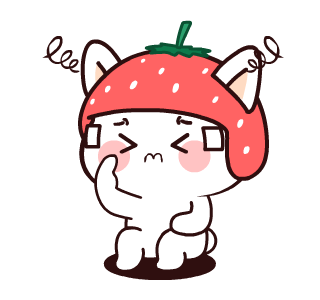 Kucing Stroberi : Animated Stickers รูปที่ 18