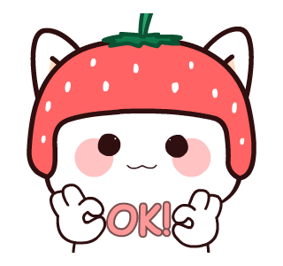 Kucing Stroberi : Animated Stickers รูปที่ 21