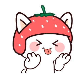 Kucing Stroberi : Animated Stickers รูปที่ 22