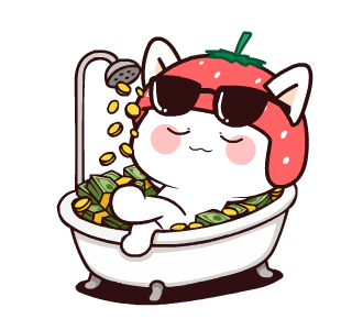 Kucing Stroberi : Animated Stickers รูปที่ 23