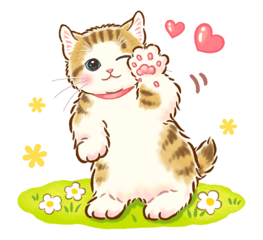 Gentle Kitten Pop-Up New Year Stickers รูปที่ 21