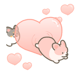 1corgi Love Animated Stickers รูปที่ 22