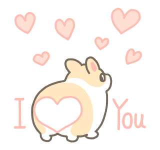 1corgi Love Animated Stickers รูปที่ 23