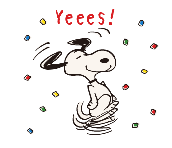 Snoopy สติกเกอร์ดุ๊กดิ๊กชวนขัน รูปที่ 3