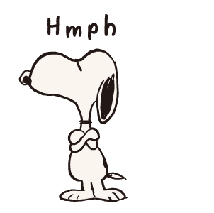 Snoopy สติกเกอร์ดุ๊กดิ๊กชวนขัน รูปที่ 17