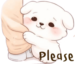 น้องหมาสีขาวน่ารัก (ใช้ได้ทุกวัน) รูปที่ 2