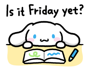 Cinnamoroll ตั้งตารอวันหยุดสุดสัปดาห์ รูปที่ 40