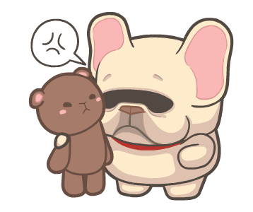 French Bulldog PIGU Animated Stickers 45 รูปที่ 10
