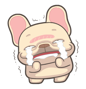 French Bulldog PIGU Animated Stickers 45 รูปที่ 17