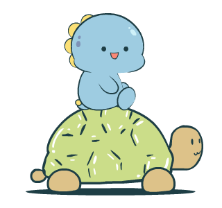 Chubby Blue Dino 2 : Animated รูปที่ 9