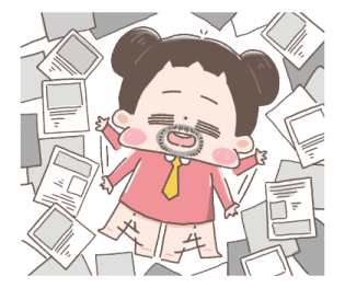 ชูชู่เม่ย - สติกเกอร์เพื่อคนทำงาน รูปที่ 1