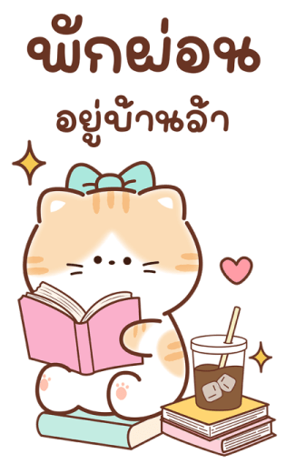 เหมียวส้ม ขาสั้น สุดคิ้วท์ คำแชทน่ารัก 4