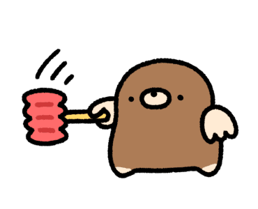 cute Mole move sticker รูปที่ 6
