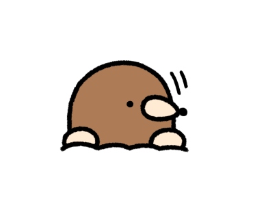cute Mole move sticker รูปที่ 9