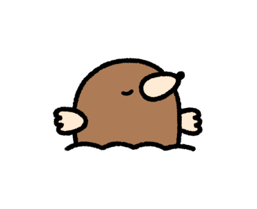 cute Mole move sticker รูปที่ 10