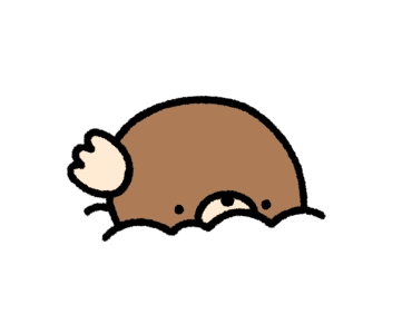 cute Mole move sticker รูปที่ 14