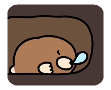 cute Mole move sticker รูปที่ 17