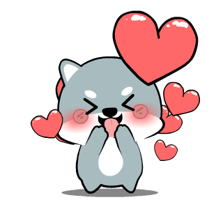 Cute Grey Dog 2 : Animated รูปที่ 5