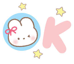 กระต่ายน่ารัก "แอลลี่" V.5 - คำพูดน่ารัก 12