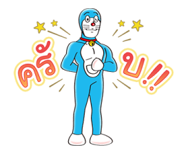 สติกเกอร์ 100% Doraemon & Friends รูปที่ 3